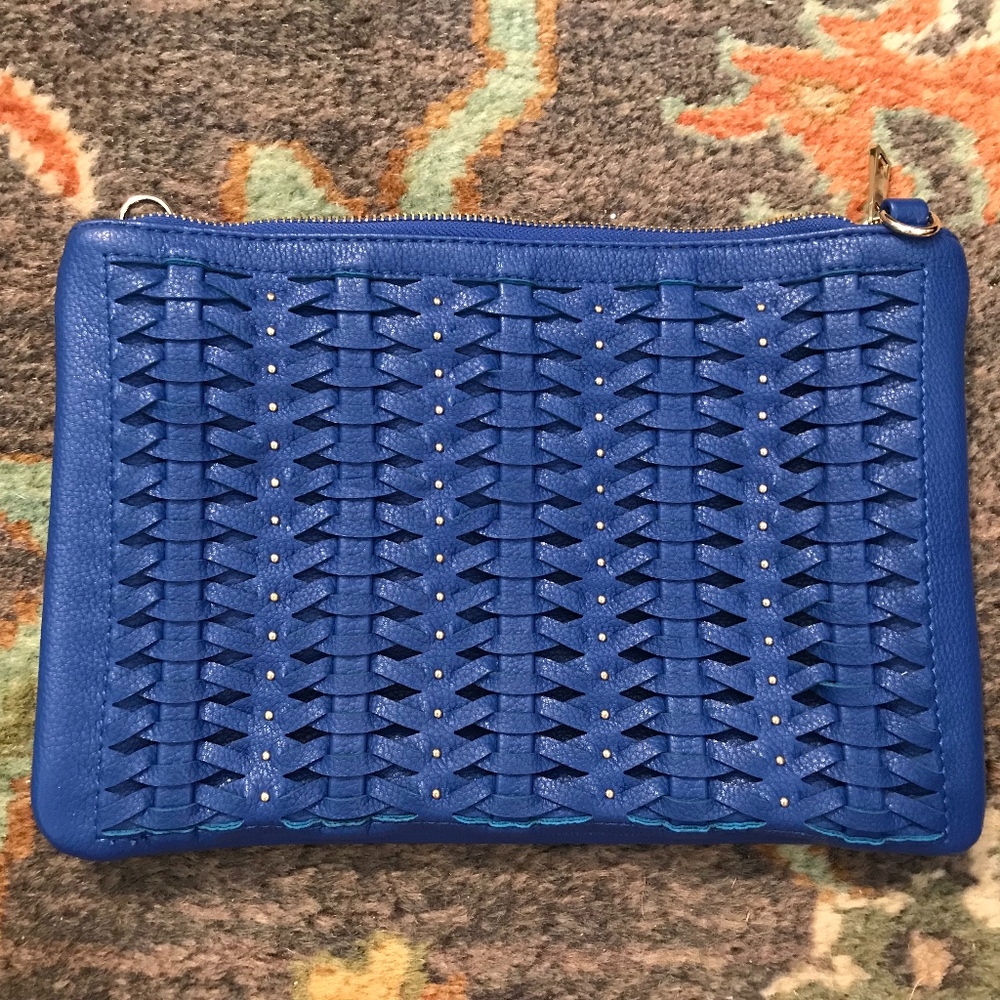 Street Level Blue/Gold Clutch
